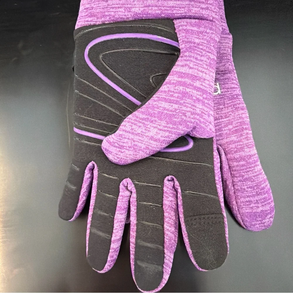 Head Vibrant Purple Knit Gloves